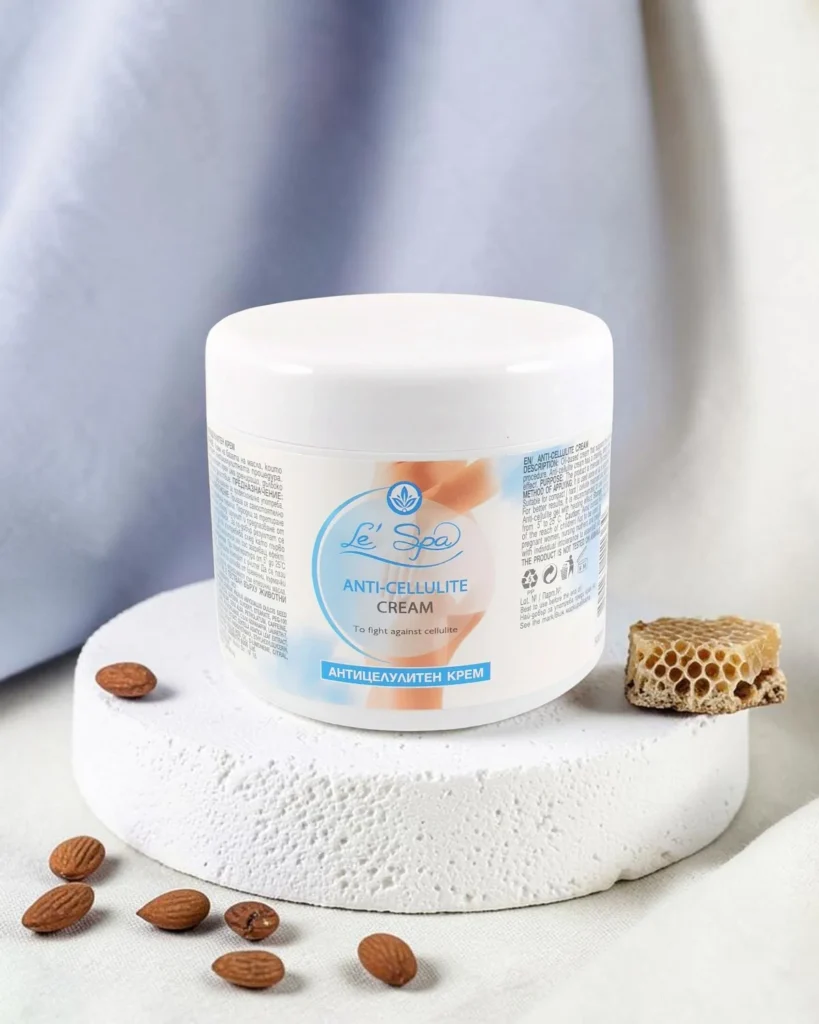 Le’Spa anti-cellulite cream, 500 ml, with almonds and beeswax