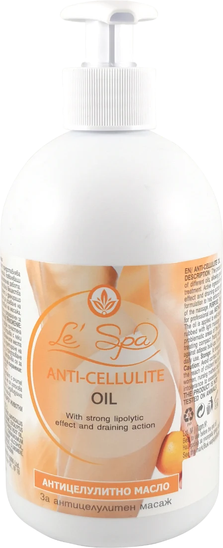 Le’Spa Anti-Cellulite Oil, 500 ml