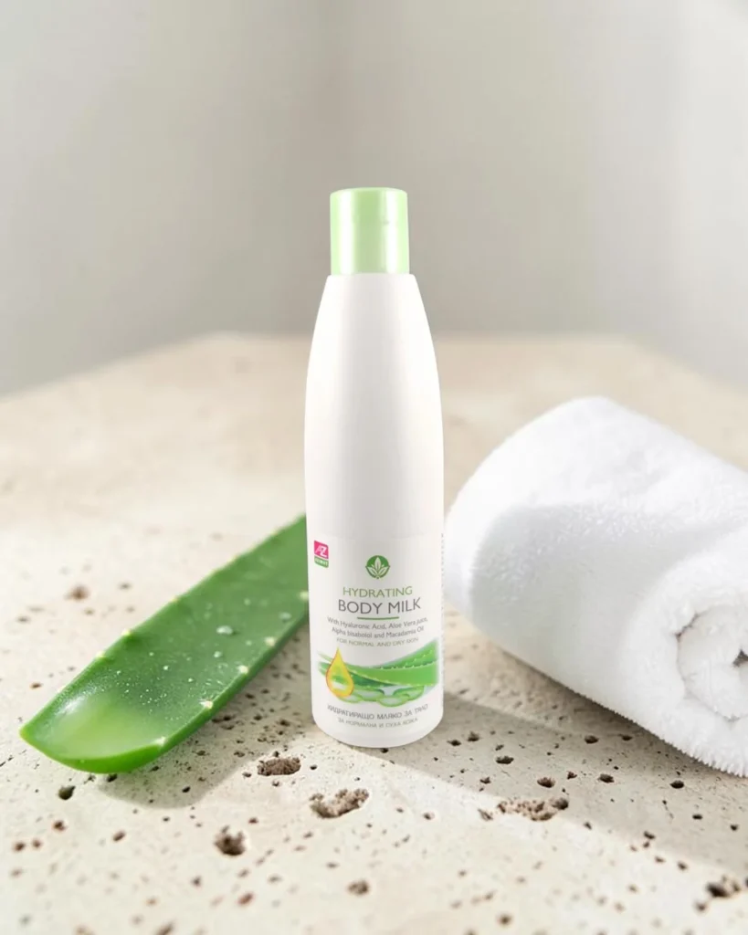 Le’Spa hydrating body milk, 250 ml, with aloe vera
