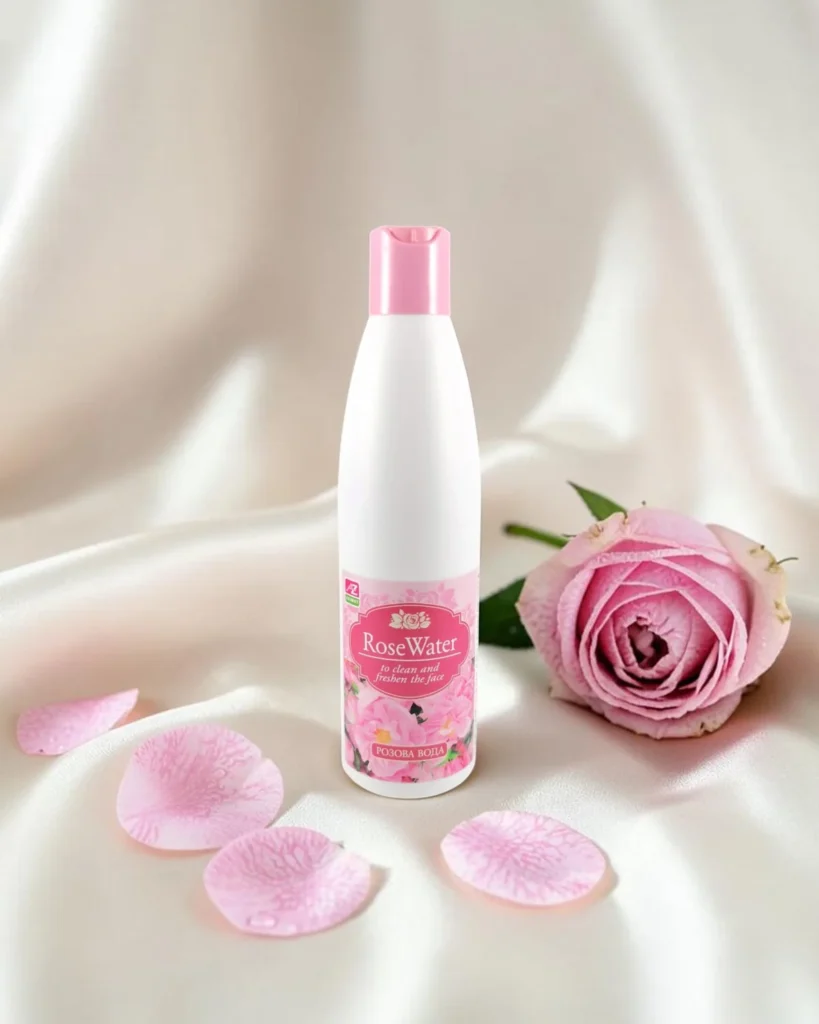 Le’Spa rose water, 250 ml, with rose petals